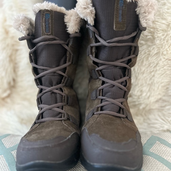 Columbia Snow Boots Women’s size 8 Ice Maiden II Boot winter brown leather - Picture 6 of 11